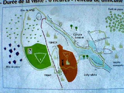 Plan des grands Tsinguys.