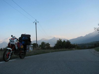 la route a Grenoble