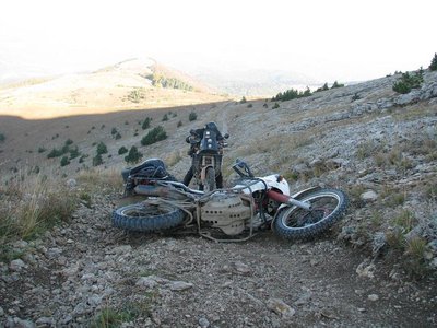 Problem dans le Crimee Montagne
