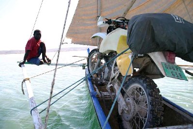 très peu de vent mais pas de vagues