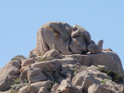 Capo Testa, pointe nord