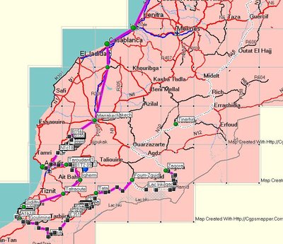 copie d'écran map-source