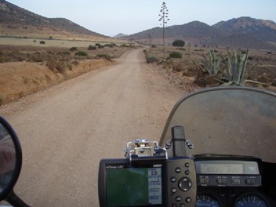 la piste entre sanjosé et playa monsul